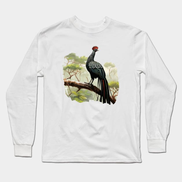 Horned Guan Long Sleeve T-Shirt by zooleisurelife